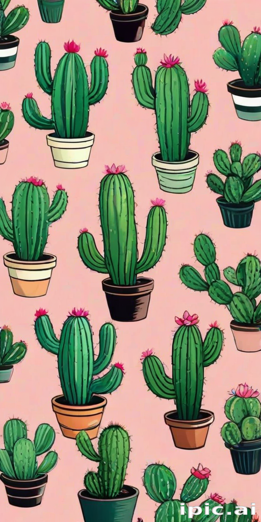 aesthetic cactus wallpaper