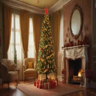 christmas background tree