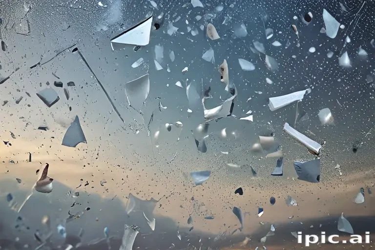 wallpaper broken glass