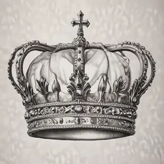 crown drawing