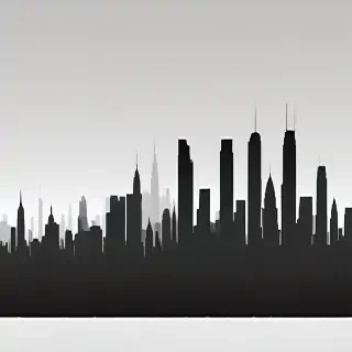 city silhouette png