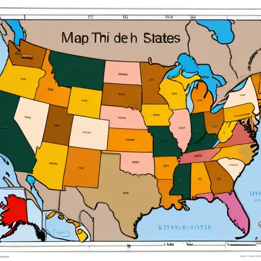 map of the states