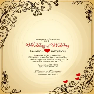 background of wedding invitation