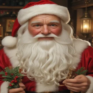 images of vintage santa