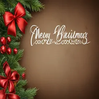 merry christmas no background