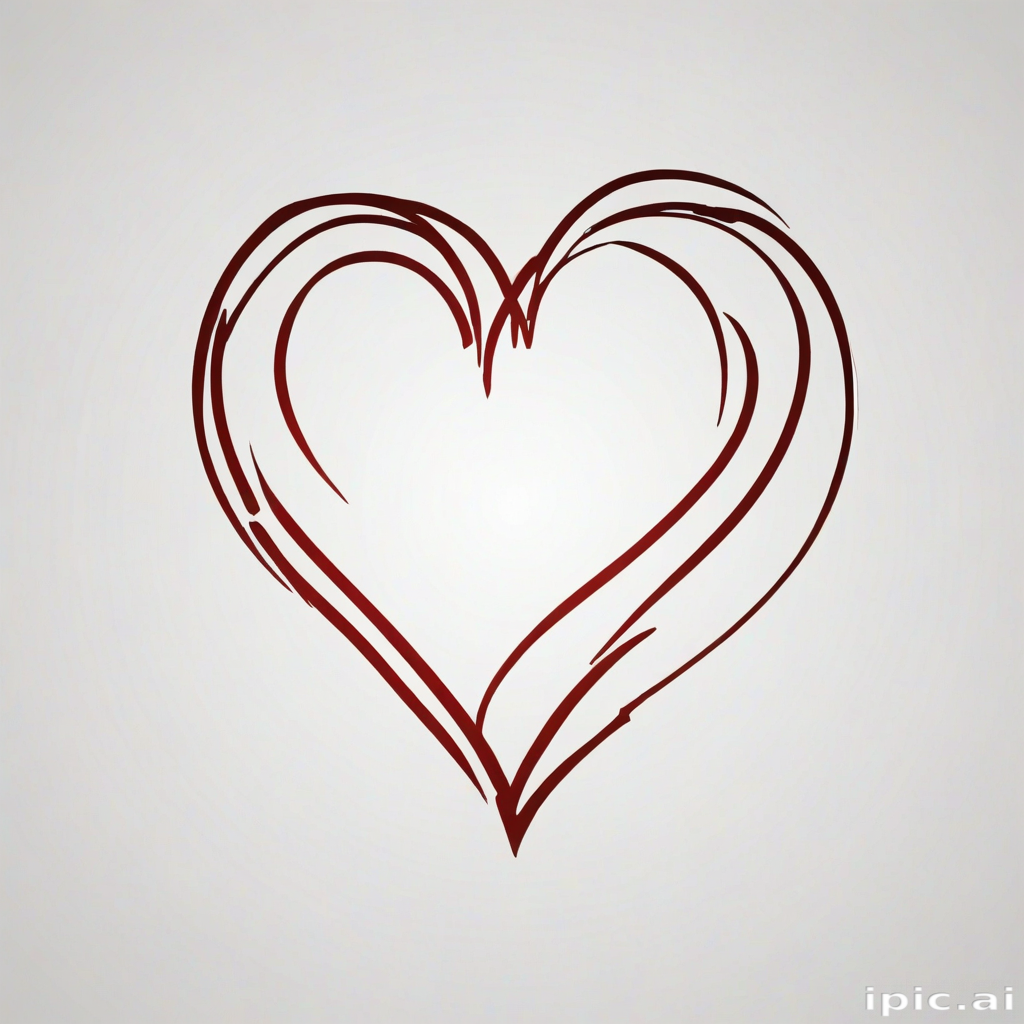 outline heart png