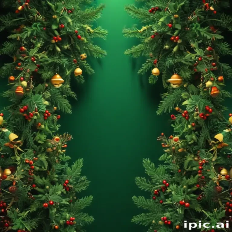 christmas background green