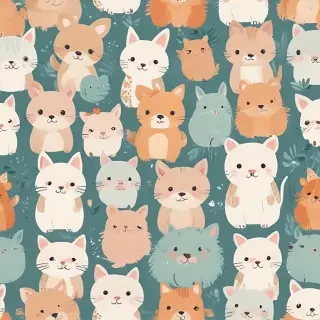 cute animal background