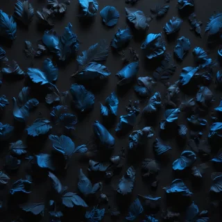 black background blue