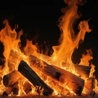 fire clear background