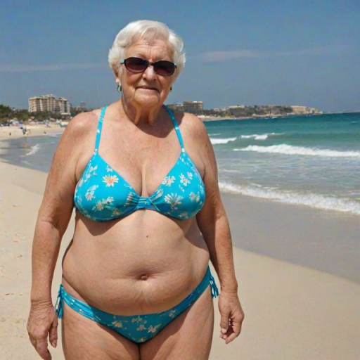 fat granny in bikini