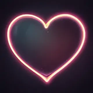 glow heart png