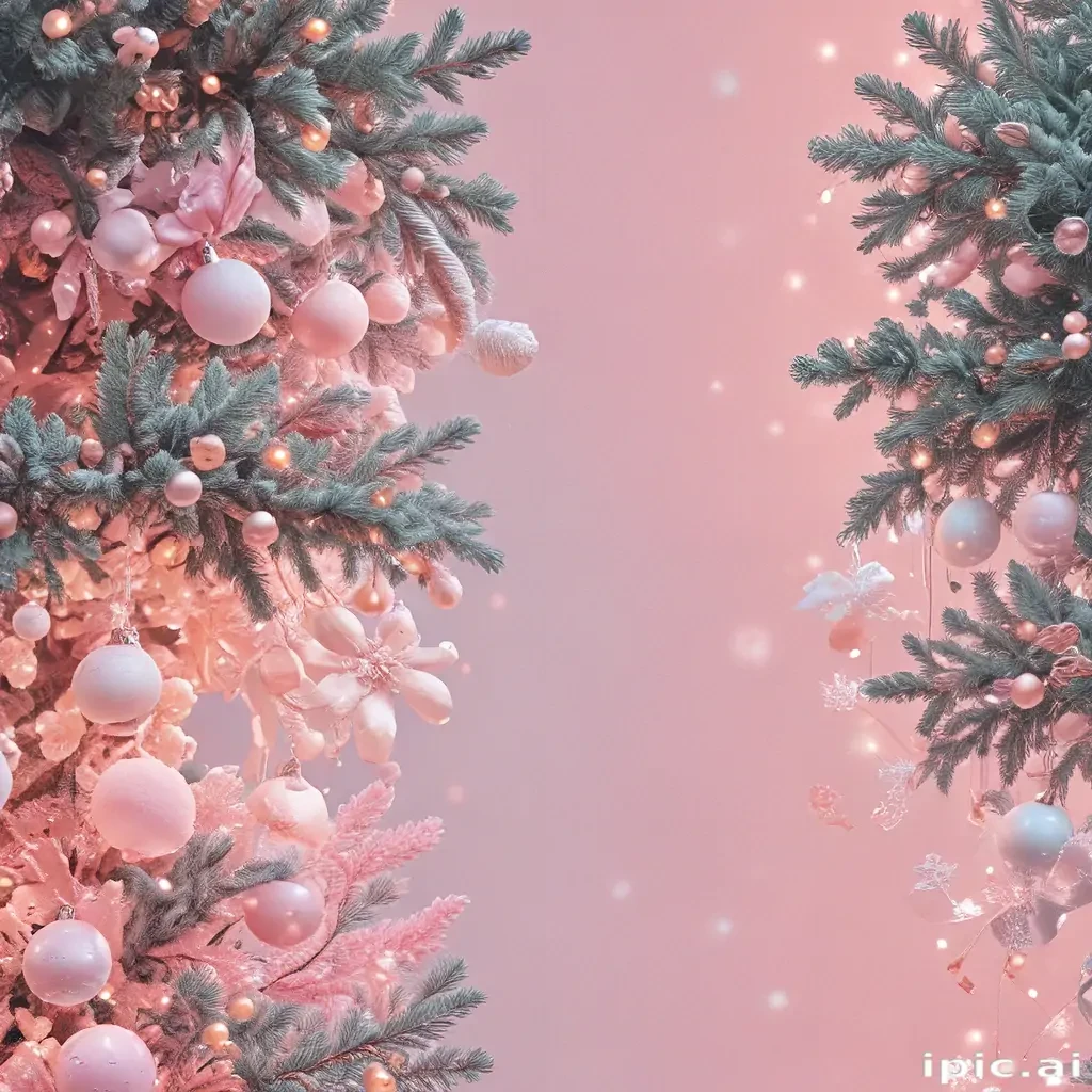 pastel aesthetic christmas wallpaper