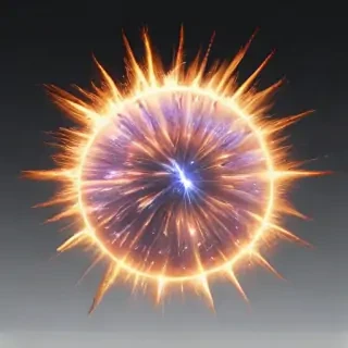 transparent explosion