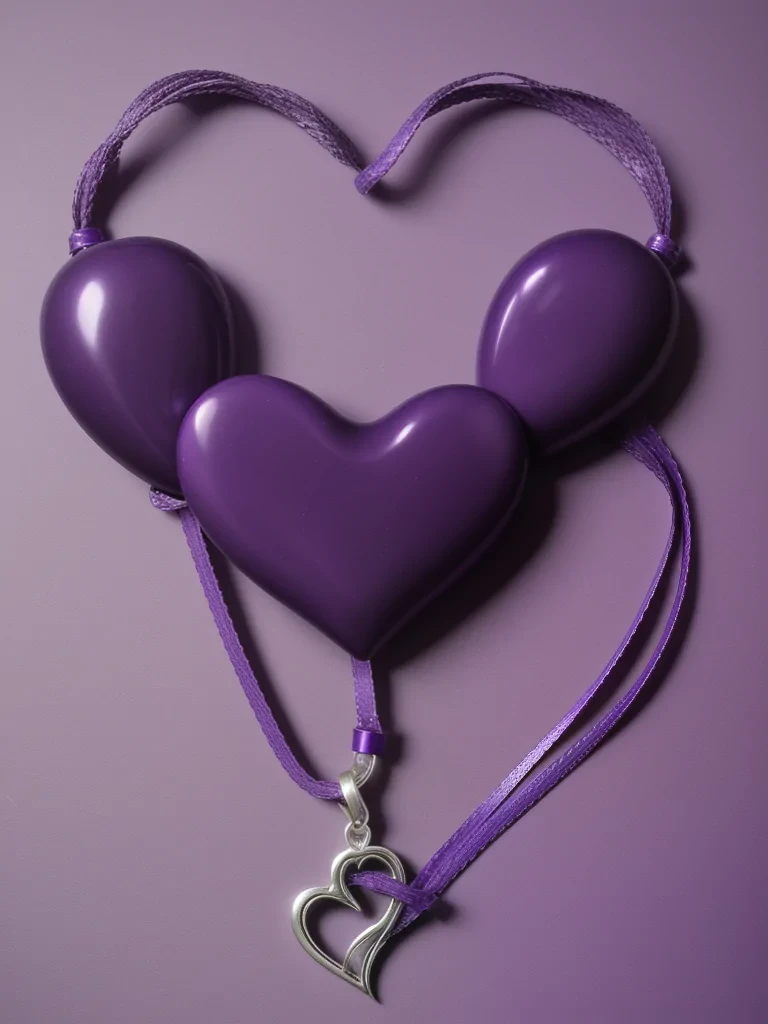 purple heart aesthetic