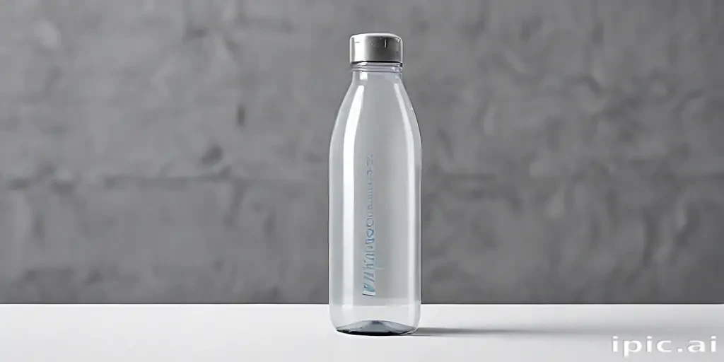 water bottle mockup