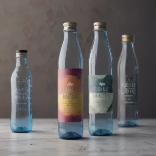 water bottle mockup