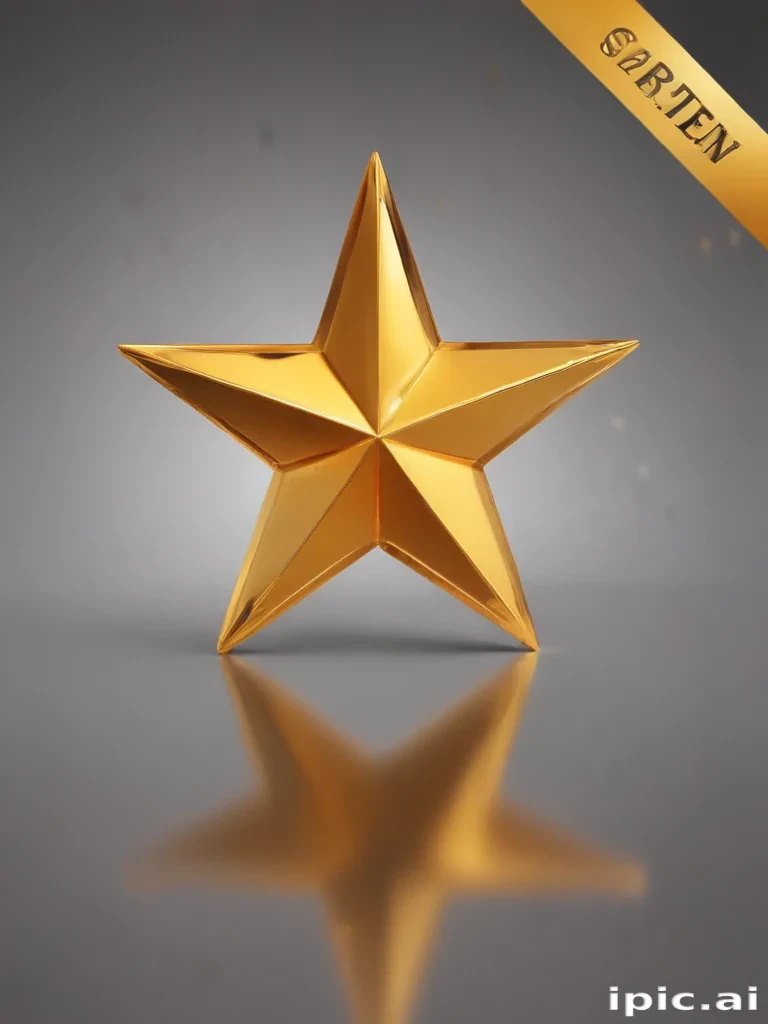 golden star transparent