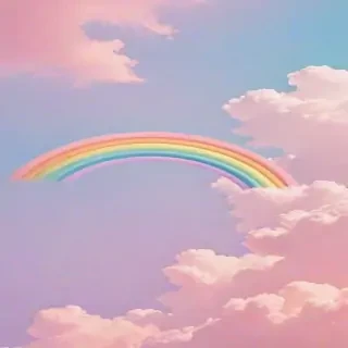 pastel rainbow aesthetic wallpaper