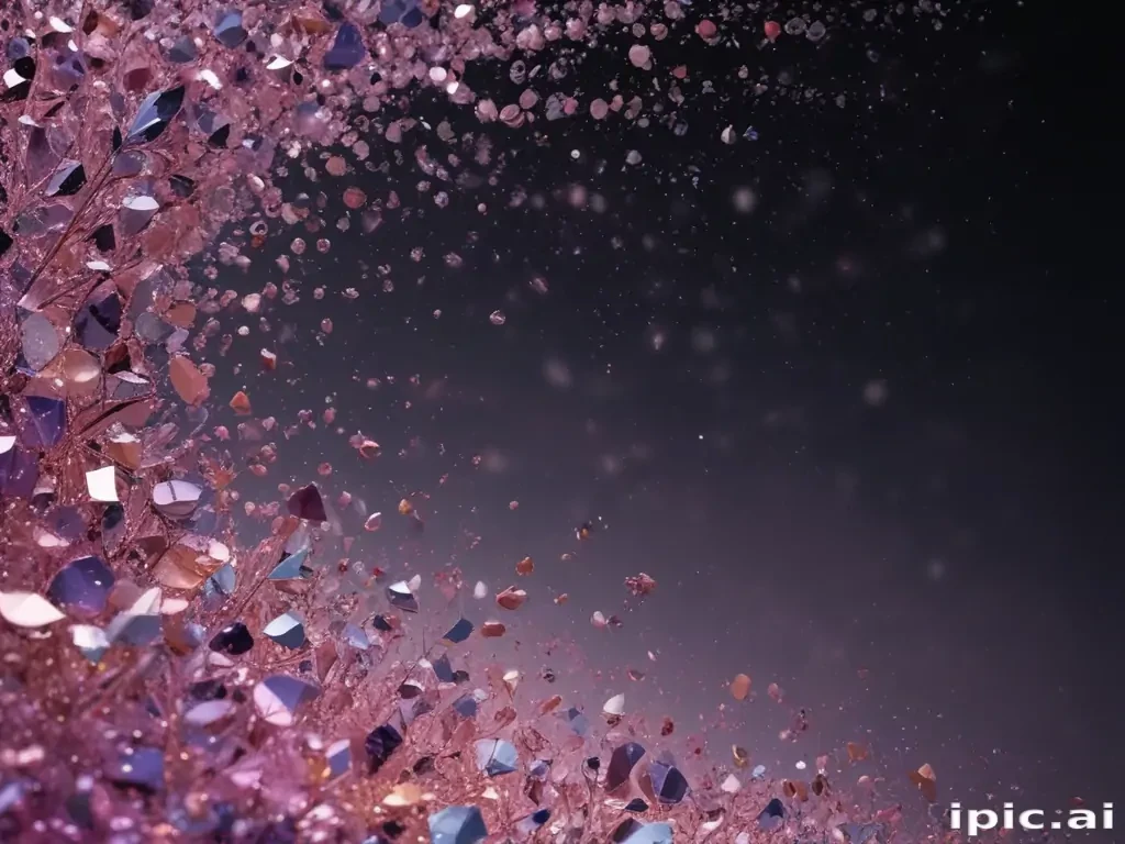 transparent background glitter