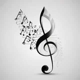 music note transparent background