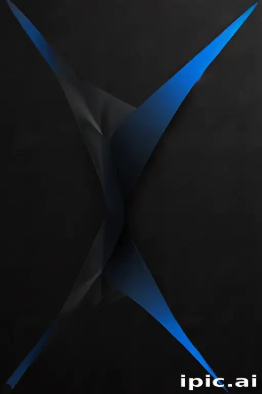 black background with blue