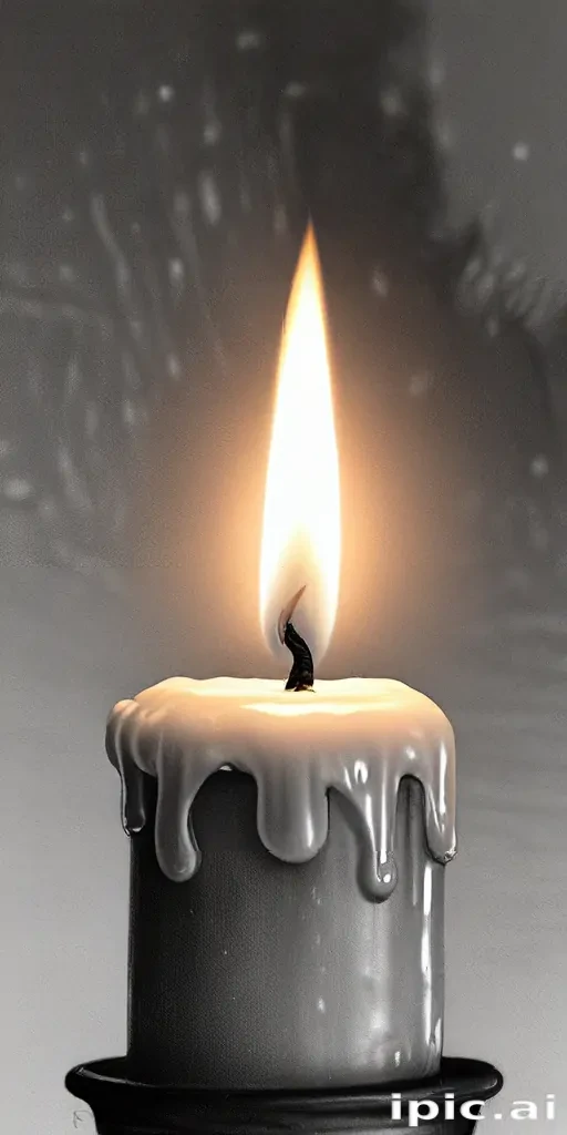 candle drawing