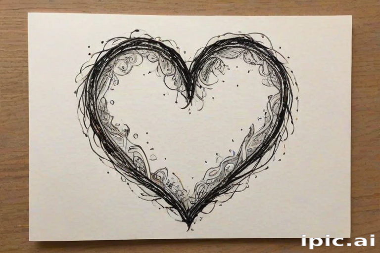 hand drawn heart