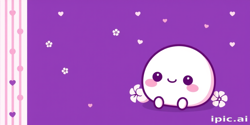 kawaii cute purple wallpaper