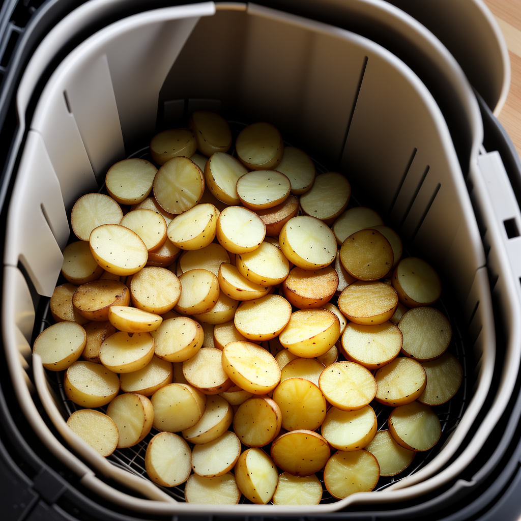 potato slices in air fryer