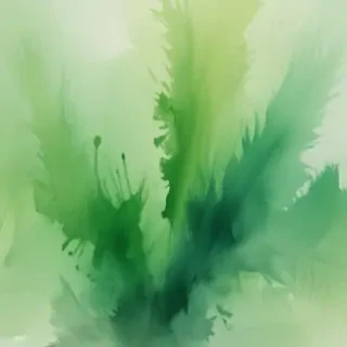 watercolor green background