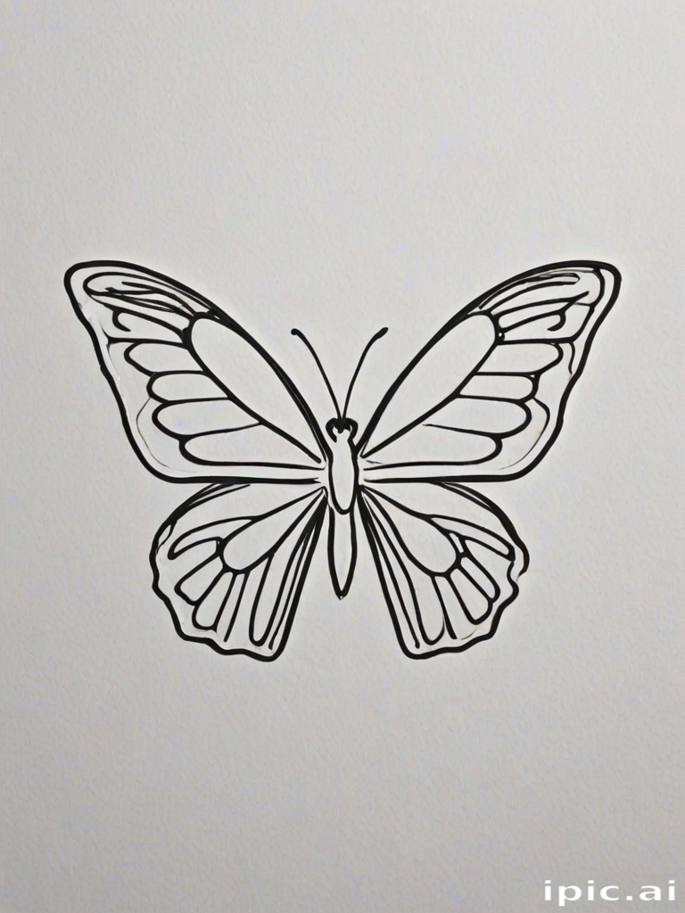 butterfly outline