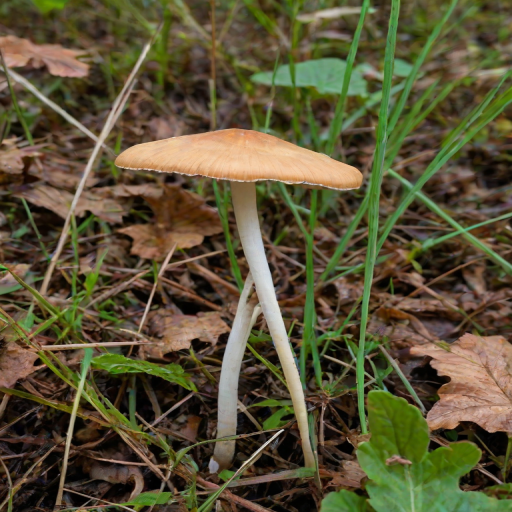 thin stemmed mushroom