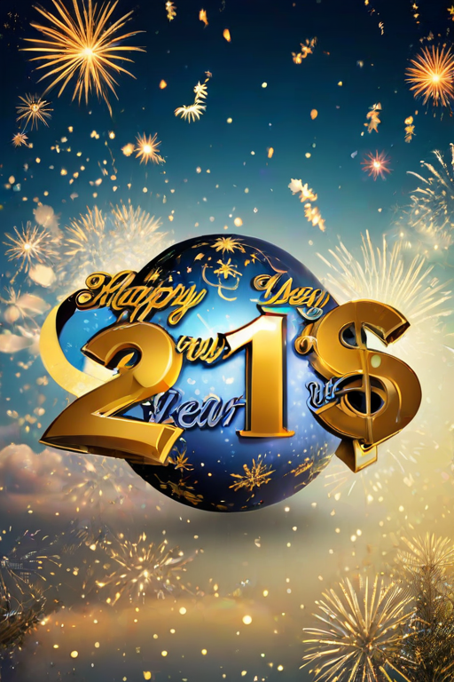 happy new year desktop background