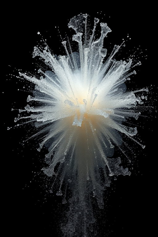 transparent explosion
