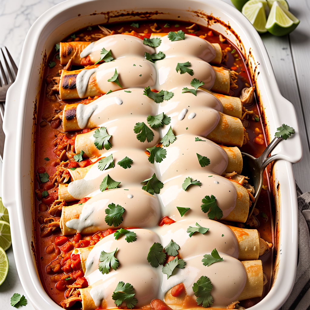 crock pot chicken enchilada casserole