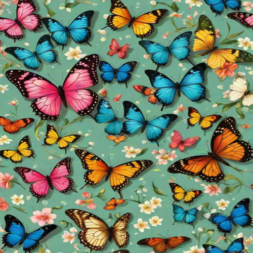 beautiful butterflies wallpaper