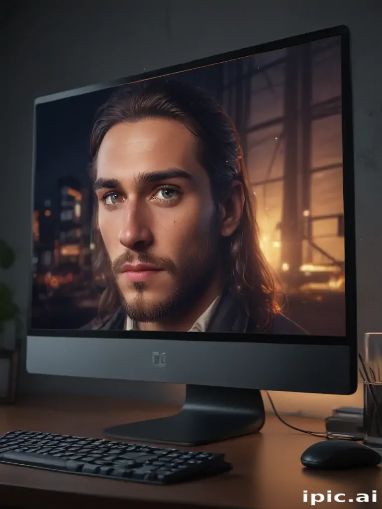 pc screen mockup