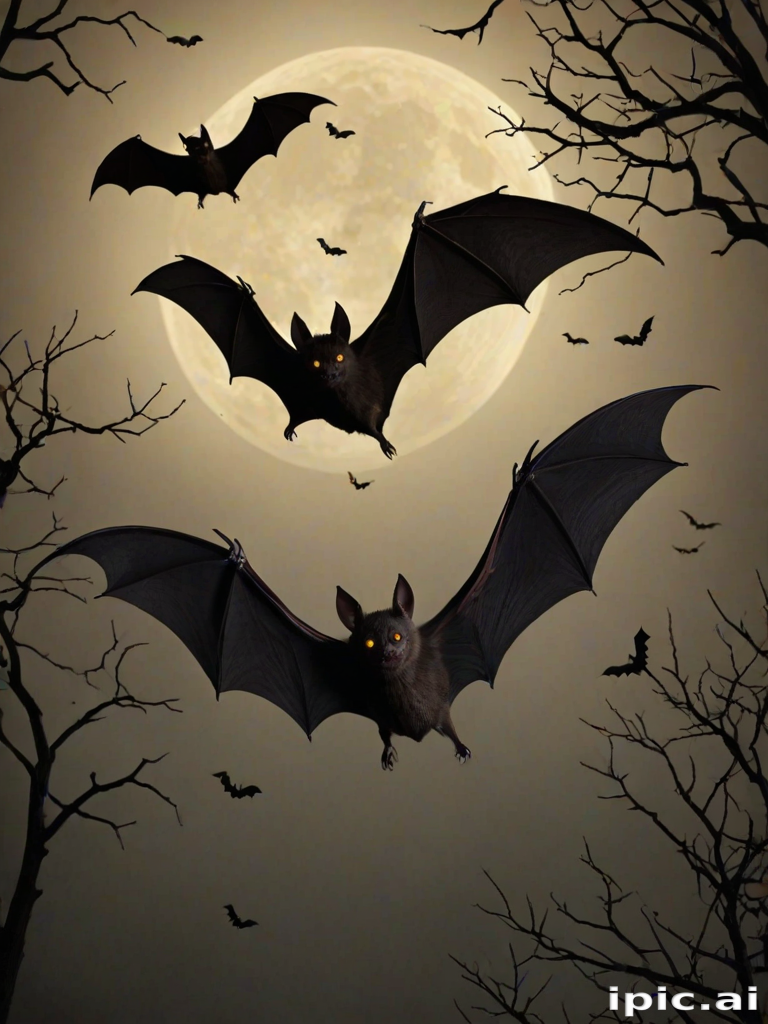 pictures of halloween bats