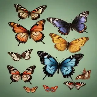 butterflies png