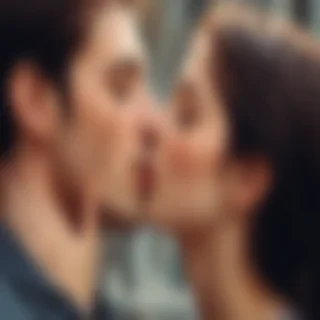 kissing aesthetic