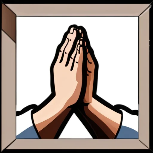 praying hands clipart