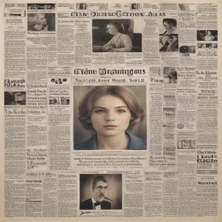 newspaper collage png