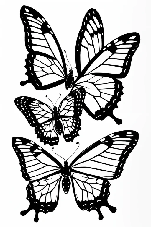 buterfly drawings