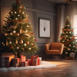 christmas aesthetic background