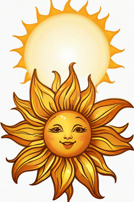 sun clip art transparent background