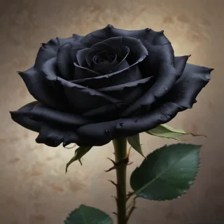 black rose picture