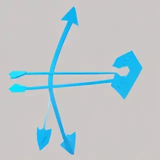 blue arrow png