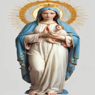 virgin mary clip art