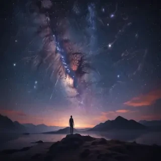 starry background aesthetic